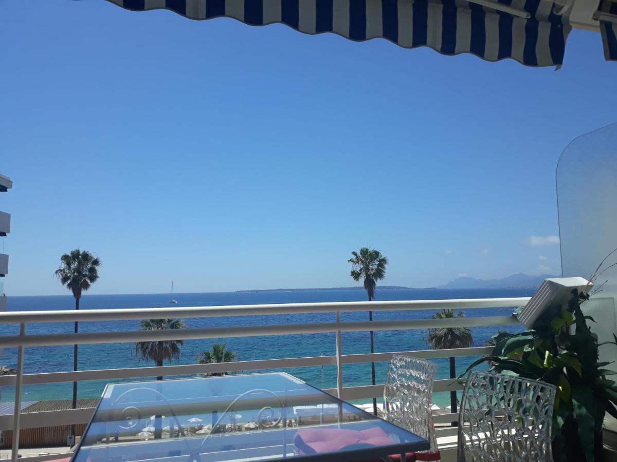 Le Palais Du Tropique Appartement Vue Mer 5E Etage Avec Ascenseur Juan-les-Pins Bagian luar foto